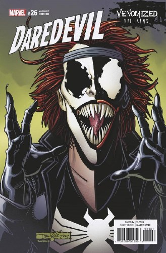 Daredevil (2016) #26 Venomized Typhoid Mary Cover