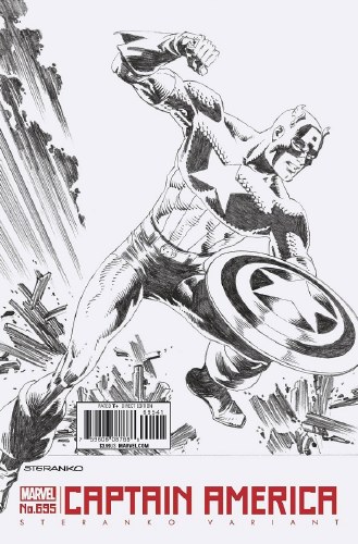 Captain America (2017) #695 Steranko Cover