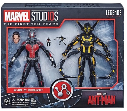 Antman Marvel MCU 10th Anniversary Figure 2-Pack
