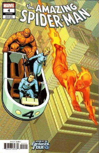 Amazing Spider-Man (2018) #4 Return of the Fantastic Four Variant Cover
