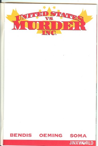 United States vs Murder Inc #1 Blank Cover