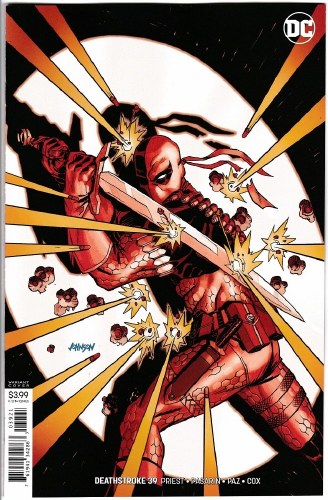 Deathstroke (2016) #39 Johnson Variantv Cover