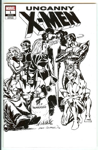 Uncanny X-Men (2018) #1 Cockrum B&W Variant