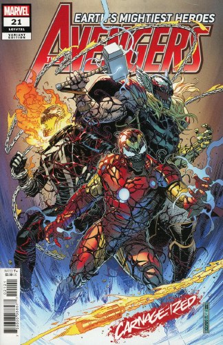 Avengers (2018) #21 Carnage-Ized Variant Cover