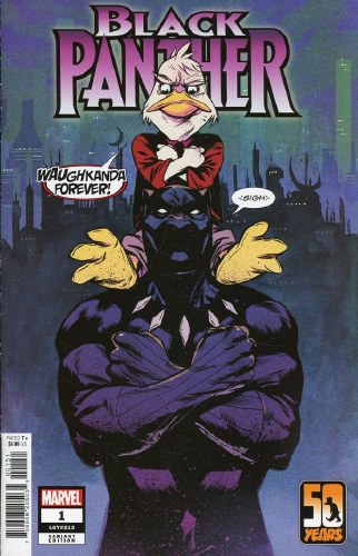 Black Panther (2023) #1 Greene Howard the Duck Variant Cover