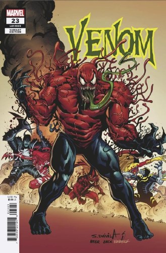 Venom (2021) #23 Davila Homage Variant Cover