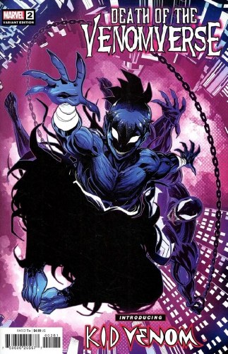Death of the Venomverse #2 Luciano Vecchio Kid Venom Variant Cover