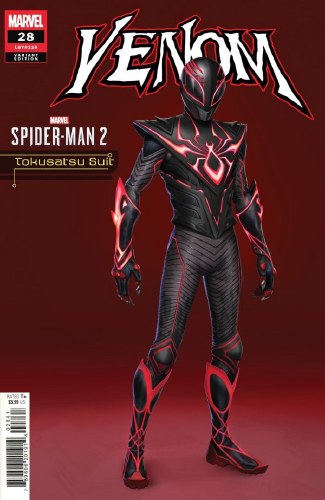 Venom (2021) #28 Tokusatsu Suit Spider-Man 2 Variant Cover