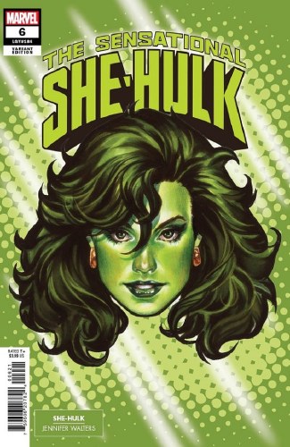 Sensational She-Hulk (2023) #6 Headshot Variant Cover