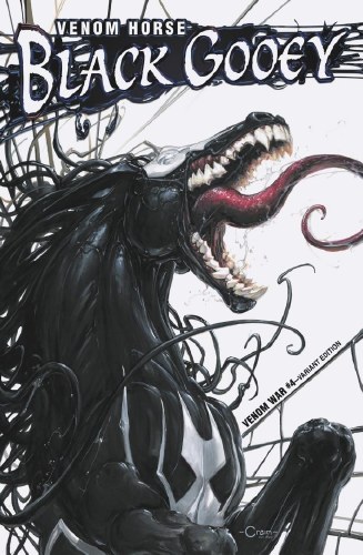 Venom War #4 Clayton Crain Venom Horse Variant Cover