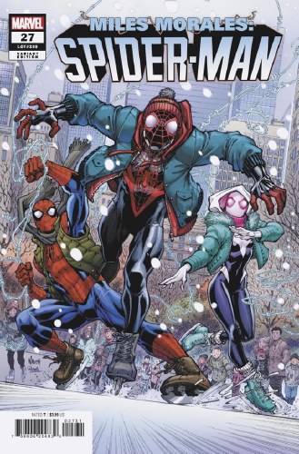 Miles Morales Spider-Man (2022) #27 Todd Nauck Winter Holiday Variant Cover