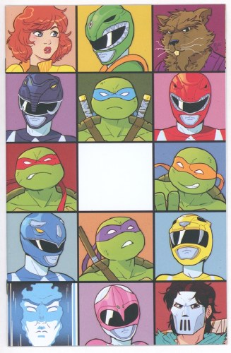 Mighty Morphin Power Rangers/Teenage Mutant Ninja Turtles III #1 Ganucheau Virgin 1:200 Variant