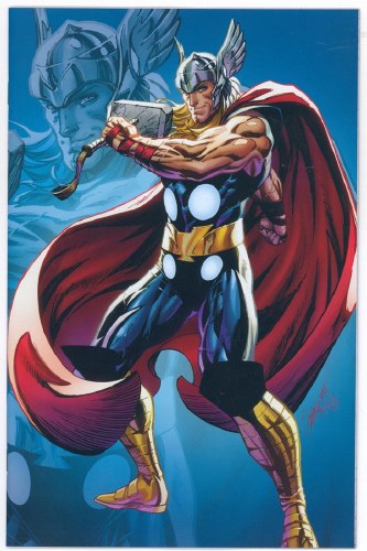 Mortal Thor #1 J Scott Campbell Virgin 1:100 Variant