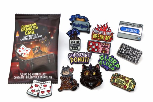Dungeon Crawler Carl Adventurer's Pin Loot Box Floors 1-3 Blind Bag