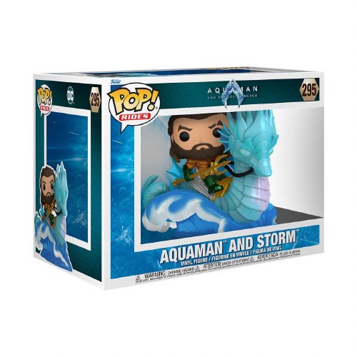 Pop Rides Aquaman and the Lost Kingdom Aquaman and Storm Deluxe Vinyl Figure