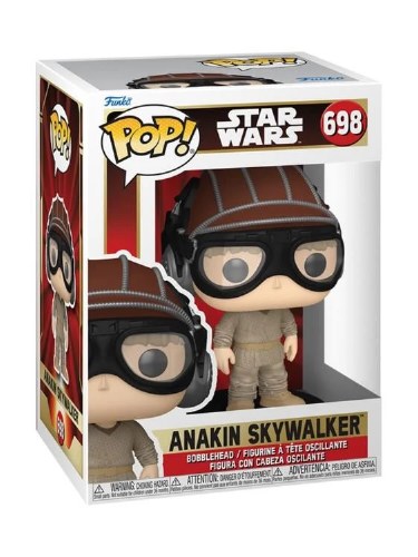 Pop Star Wars Phantom Menace 25th Anniversary Anakin Skywalker with Helmet Vinyl Figure