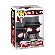 Pop Video Game Spider-Man 2 City Sounds Suit Miles Morales Vinyl Figure