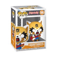 Pop Sanrio Aggretsuko with Guitar Vinyl Figure