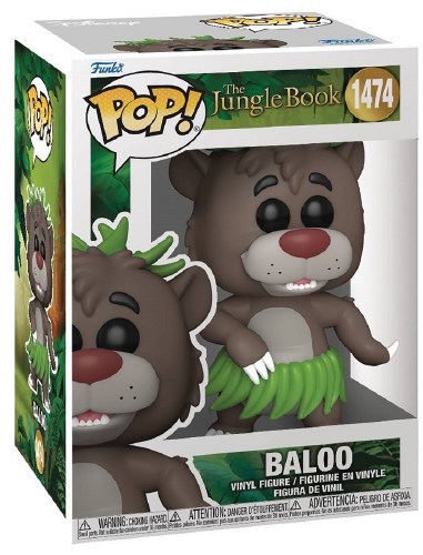 Pop Disney Jungle Book Baloo Vinyl Figure