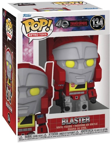 Pop Retro Toys Transformers Blaster Vinyl Figure