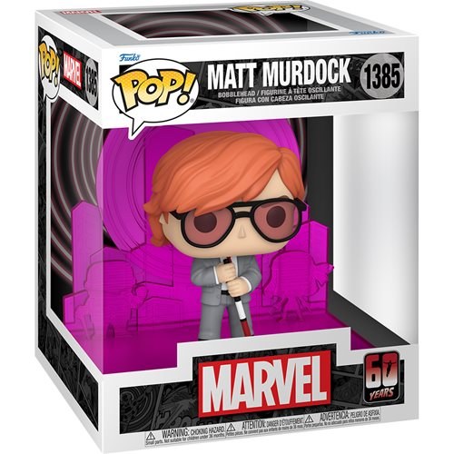 Pop Deluxe Daredevil 60th Anniversary Matt Murdock with Radar Vinyl Figure