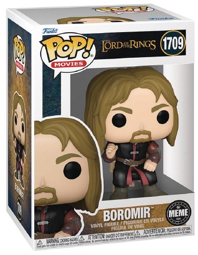 Pop Movies Lord of the Rings Boromir Meme Vinyl Figure