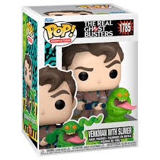 Pop Animation The Real Ghostbusters Venkman with Slimer Vinyl Figure