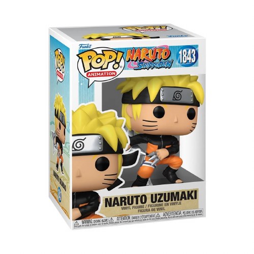 Pop Animation Naruto Shippuden Naruto Uzumaki with Shuriken Vinyl Figure