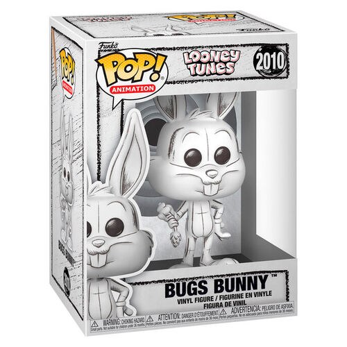 Pop Animation Looney Tunes Sketched Bugs Bunny Vinyl Figure