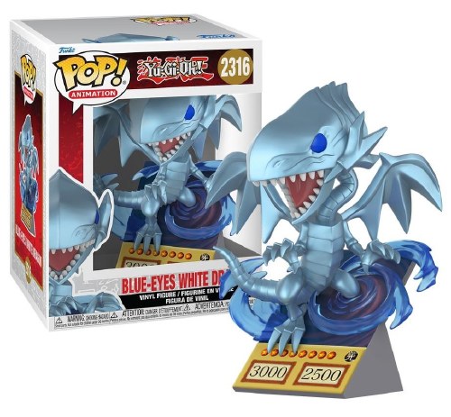 Pop Animation Yu-Gi-Oh! Blue-Eyes White Dragon Vinyl Figure