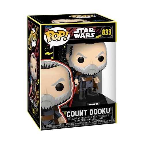 Pop Star Wars Count Dooku Retro Vinyl Figure