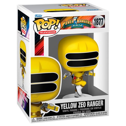 Pop Television Power Rangers Zeo Yellow Ranger Vinyl Figure