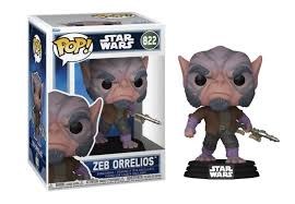 Pop Star Wars Mandalorian and Grogu Zeb Orrelios Vinyl Figure