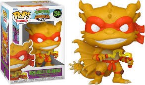 Pop Animation Teenage Mutant Ninja Turles x Godzilla Michelangelo x King Ghidorah Vinyl Figure