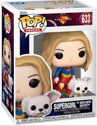 Pop Supergirl 2026 with Krypto Vinyl Figure