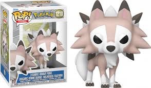 Pop Games Pokemon Lycanroc Midday Form Vinyl Figure