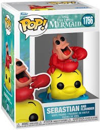 Pop Disney Little Mermaid Sebastian and Flounder Vinyl Figure
