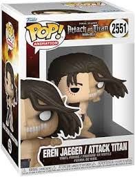 Pop Animation Attack on Titan Eren Jaeger Attack Vinyl Figure