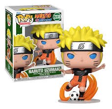 Pop Animation Naruto Uzumaki Soccer Vinyl Figure