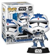 Pop Star Wars Clone Wars Arc Trooper Fives Vinyl Figure