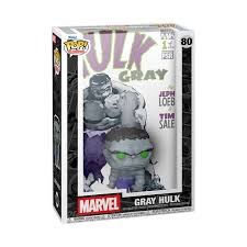 Pop Comic Covers Marvel Gray Hulk Vinyl Figure