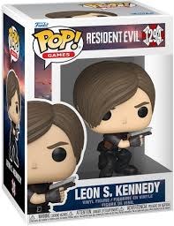 Pop Games Resident Evil Leon S Kennedy Vinyl Figure