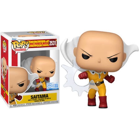 Pop Animation One Punch Man Saitama Punching Vinyl Figure