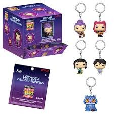 Pop Animation KPop Demon Hunters Blind Bag Pocket Key Chain Figure