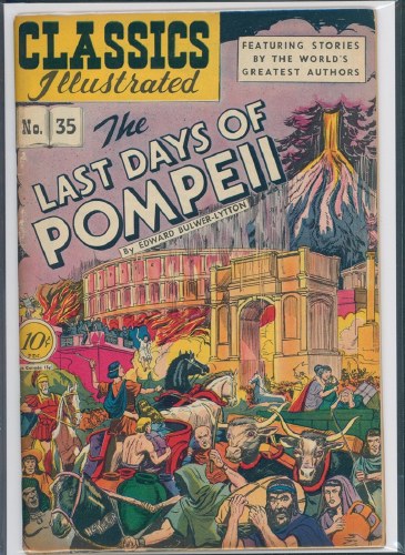 Classics Illustrated #35 Last Days of Pompeii HRN-35