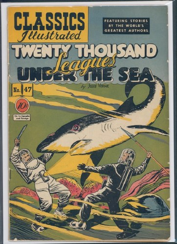Classics Illustrated #47 Twenty Thousand Leagues Under The Sea HRN-47