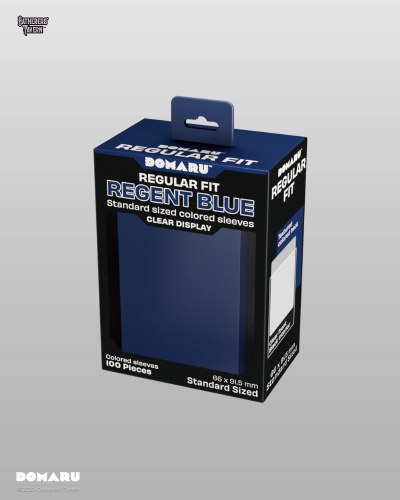 Gatherers' Tavern Domaru Regular Fit Standard Sized Card Sleeve 100 count Regent Blue