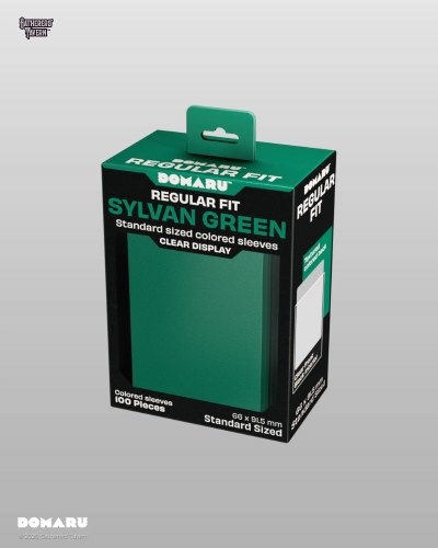 Gatherers' Tavern Domaru Regular Fit Standard Sized Card Sleeve 100 count Sylvan Green