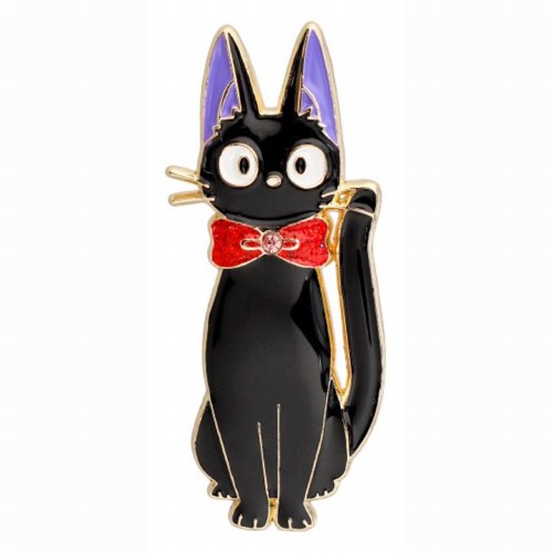 Studio Ghibli Kiki's Delivery Service Jiji Metal Brooch
