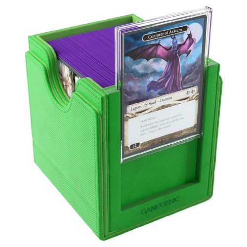 Gamegenic Sidekick Pro 100+ XL Convertible Green Deck Box